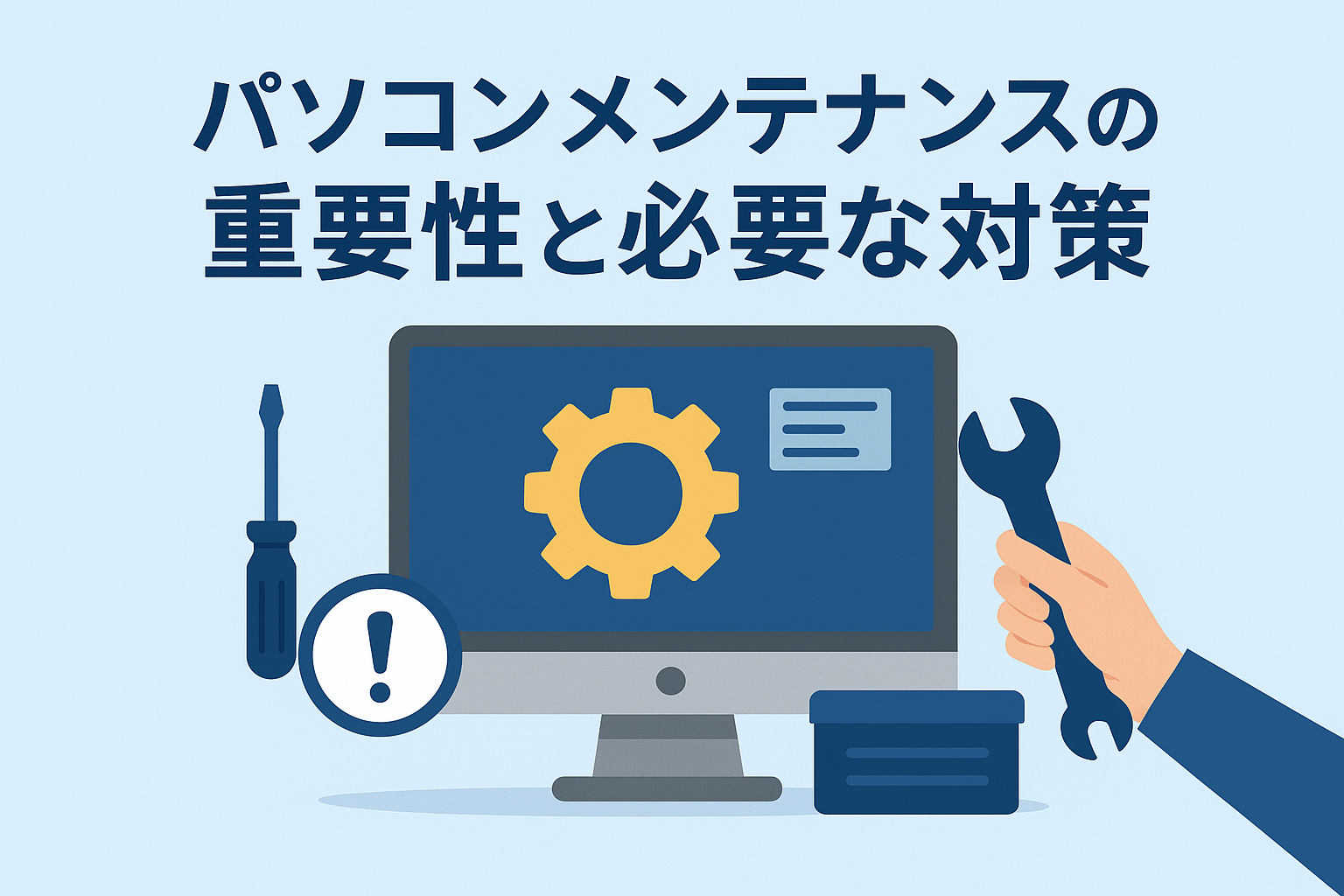 PCの寿命を延ばす！必須メンテナンス方法と重要性
