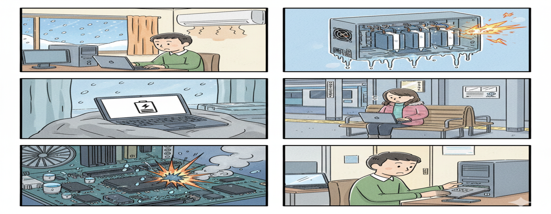 冬に起こりやすいパソコンのトラブルとは？低温と結露からPCを守る完全ガイド